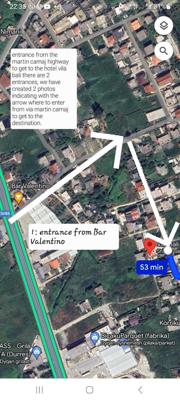 Vila Bali Durrës Kültér fotó